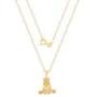 Disney Winnie the Pooh 10KT Yellow Gold Winnie the Pooh Necklace, 18 Inch Chain; Jewelry for Women