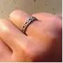COYOTE 925 Sterling Silver Celtic Knot Eternity Band Ring COYOTE 925 Sterling Silver Celtic Knot Eternity Band Ring