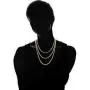 Womens Chain Necklace, Mens Gold Chain Necklace | Barzel 18K Gold Plated Flat Mariner / Marina 3MM, 3.5MM, 4.5MM, 5MM, 6MM, 8MM Chain Necklace