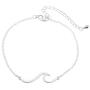 BELUCKIN 3 Colors Minimalist Ocean Wave Bracelet Sea Beach Jewelry Gift for Surfers