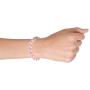 Classic Simple Ball Bead Round Stackable Single Strand Stretch Simulated Pearl Bracelet For Women 10MM Pastel Colors