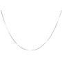 NAG.HC 925 Sterling Silver Chain 0.8MM Delicate Box Chain - Italian Necklace Chain - Tiny&Thin&Strong -Friendly Price & Quality 14''-30''
