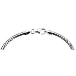 Quadri - Snake Chain Bracelet for Women Men Girls Boys in 925 Sterling Silver Italian 3mm - 6.5 to 8.5 Inch - Premium Quality Certified Made in Italy - Gift Box Included