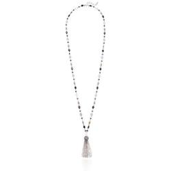 Nine West Classics Beaded Tassel Pendant Necklace