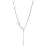 Authentic Solid Sterling Silver 1MM Adjustable Cuban Curb Link Chain Necklace, Extends Up to 24'', Bolo Slider Necklace, 925 Silver Necklace for Women, Next Level Jewelry Authentic Solid Sterling Silver 1MM Adjustable Cuban Curb Link Chain Necklace, Extends Up to 24'', Bolo Slider Necklace, 925 Silver Necklace for Women, Next Level Jewelry