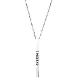 OFGOT7 Philosophers Guild Ruth Bader Ginsburg of I Dissent Bracelets Cuff Bangle Stainless Steel Engraved