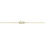 Kooljewelry 10k Yellow Gold 0.6 mm Diamond-cut Cable Chain Necklace (16, 18, 20 or 24 inch)