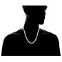 Mens Italian 925 Sterling Silver Diamond Cut Rope Chain Necklace, 5MM, 6MM, 7.5MM,8.5MM- Mens Rope Chain, Sterling Silver Rope Chain Necklace For Men, Mens Rope Chain Bracelet