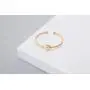 Doris&Jacky Women Adjustable Stainless Steel Bracelet with 14K Gold Plated Butterfly and Cubic Zirconia Diamond Crystals Bangle Jewelry for Girls