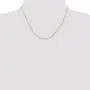 Solid 18k Yellow Gold 1.10mm Singapore Chain Necklace - with Secure Lobster Lock Clasp