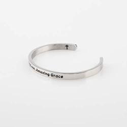 MAOFAED Bible Verse Bracelet Unending Love Amazing Grace Christian Bracelet Religious Jewelry for Wife Daughter Grandma