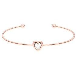 Ted Baker Hasina Crystal Heart Ultra Fine Cuff Bracelet