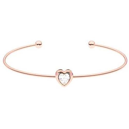 Ted Baker Hasina Crystal Heart Ultra Fine Cuff Bracelet