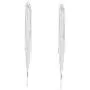 Long Tassel Dangle Drop Earrings for Woman Teen Girls Silver Gold Color Punk Sleek Metal Chain Earrings Wedding Bridesmaid Jewelry Korean Fashion Style