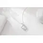UUONLY Hello Kitty Necklace, Pink Kitty Cat Necklace-Silver Plated Pink Cat Pendant Necklace, Birthday Gift for Hello Kitty Fans, Hello Kitty Gifts for Women etc, 17.71'' , Pink