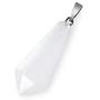Top Plaza Natural Chakra Healing Crystal Stone Pendant Necklace Reiki Charged Pointed Pendulum Necklaces, 12 Facet