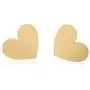 NIEVOS JEWELRY 24k Gold Plated Earring 24k Gold Plated, Thin Design Heart Shaped Earring. Love And Joy Handmade Gift Jewelry Made By Women Designer Love For Her NIEVOS JEWELRY 24k Gold Plated Earring 24k Gold Plated, Thin Design Heart Shaped Earring. Love And Joy Handmade Gift Jewelry Made By Women Designer Love For Her