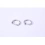 VNOX Unisex Vinatge Stainless Clip On Earrings Non Piercing Leather Feather Charm Dangle Hinged Stud Earrings for Men Women Teen