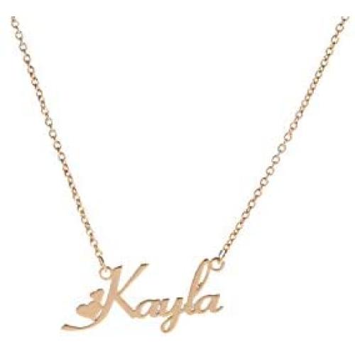 CHUANGYUN Personalized Name Pendant Necklace Jewelry Gift for Women Girls