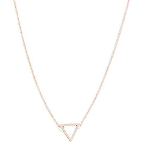 HONEYCAT Outline Triangle Necklace in Gold, Rose Gold or Silver | Minimalist, Delicate Jewelry