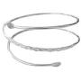 4-6 Pcs Upper Arm Band Cuff Twisted Cross Cage Bracelet Minimalist Coil Bangle Simple Swirl Gypsy Leaf Snake Arm Bracelet Adjustable Armlet Armband Set for Women Girls Jewelry