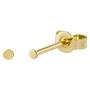 CHESKY 14K Gold Plated Tiny Dot Stud Earrings Dainty Bar Circle Polished Ball Ear Studs Hypoallergenic Geometric Cartilage Tragus Earrings