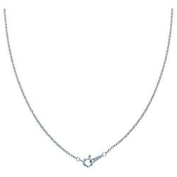 Reve 925 Sterling Silver Simple Cable Link Chain Necklace for Women and Gifts, 19.65 inches