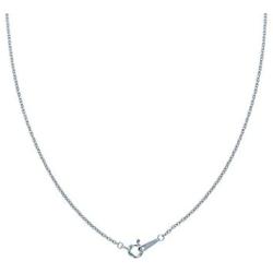 Reve 925 Sterling Silver Simple Cable Link Chain Necklace for Women and Gifts, 19.65 inches