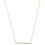 HONEYCAT Hammered Classic Bar Necklace in Gold, Rose Gold, or Silver | Minimalist, Delicate Jewelry
