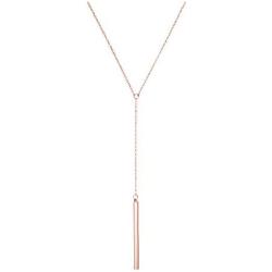 Y Necklace Dainty Disc Pendant Necklace CZ Long Lariat Chain Jewelry for Women