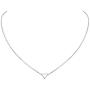 ChicSilver Customizable Tiny Hear/Star/Moon/Dot/Triangle Pendant Necklace,925 Sterling Silver Dainty Personalized Heart Choker Necklace Gift for Women, Silver/Gold/Rose Gold(with Gift Box)