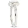 AFFY Sterling Silver Simulated Heart Fire Opal/Cubic Zirconia Jewelry Set Promise Ring Pendant Necklace Stud Earrings for Women AFFY Sterling Silver Simulated Heart Fire Opal/Cubic Zirconia Jewelry Set Promise Ring Pendant Necklace Stud Earrings for Women