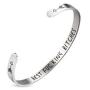 A N KINGPiiN Inspirational Bracelets for Women Inspirational Gift for Women Girls Men Motivational Birthday Cuff Bangle Friendship Personalized Mantra Jewelry Come Gift Box