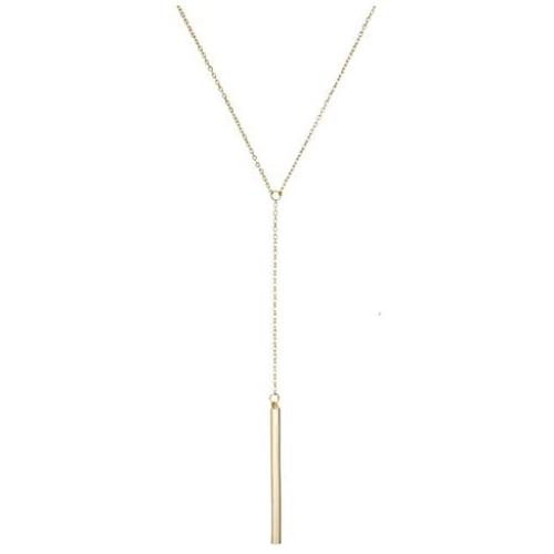 Highven Silver Gold Y Shape Necklace Lariat Necklace for Women Bar Necklace Bar Jewelry for Wife Gift
