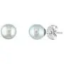 14K Gold AAAA 7-8mm Natural Blue Baroque Japanese Akoya Cultured Pearl Solitaire Pushback Stud Earrings - Choice of Metal Color 14K Gold AAAA 7-8mm Natural Blue Baroque Japanese Akoya Cultured Pearl Solitaire Pushback Stud Earrings - Choice of Metal Color