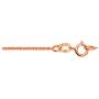 10K Yellow Gold 2.0MM Round Rolo Link Chain Necklace - Made in Italy