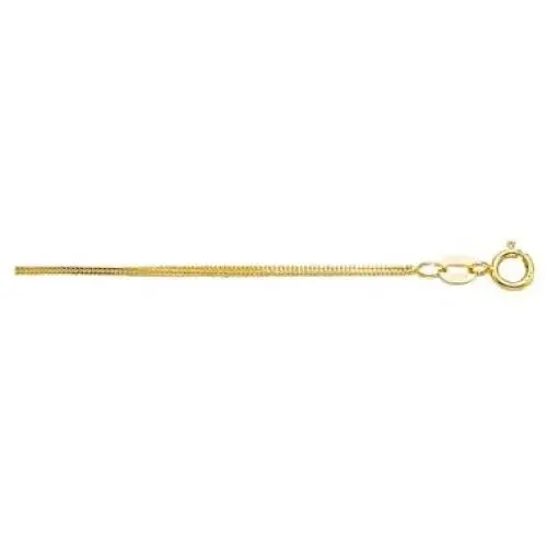14k SOLID Yellow Or White Gold .80mm Shiny Foxtail Chain Necklace for Pendants and Charms with Spring Ring Clasp (16'' 18'' or 20 inch) 14k SOLID Yellow Or White Gold .80mm Shiny Foxtail Chain Necklace for Pendants and Charms with Spring Ring Clasp (16'' 18'' or 20 inch)
