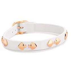 Kate Spade New York Womens Heritage Spade Studded Leather Bracelet