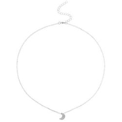 Yalice Dainty Moon Crescent Necklace Chain Minimalist Choker Necklaces Jewelry for Women and Girls