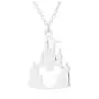 Mickey Mouse/Beauty Beast/Castle Necklace for Women/Teenagers - Silver/Gold/Rose Gold Trendy Plated Character Pendant Necklace Jewelry - Mall of Style