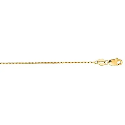 Finejewelers 14k White or Yellow Gold 17 Inch 0.6mm Box Chain with Lobster Clasp Finejewelers 14k White or Yellow Gold 17 Inch 0.6mm Box Chain with Lobster Clasp