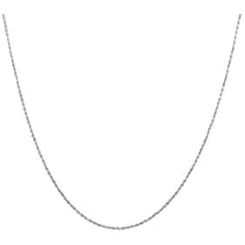 14K Gold 0.75MM Thin Rope Chain Necklace- Available in Yellow, White or Rose-14''-18''