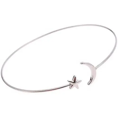 BELUCKIN Minimalist Gold Metal Moon Star Upper Arm Cuff Open Arm Bracelet Armlet Armband Bangle Jewelry for Women BELUCKIN Minimalist Gold Metal Moon Star Upper Arm Cuff Open Arm Bracelet Armlet Armband Bangle Jewelry for Women