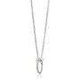 Ello Elli Silver, Rose Gold, Gold or Black Tone Karma Dainty Open Circle Minimalist Necklace