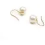 HinsonGayle AAA GEM 8-8.5mm Round Freshwater Cultured Pearl Dangle Earrings 14K Gold HinsonGayle AAA GEM 8-8.5mm Round Freshwater Cultured Pearl Dangle Earrings 14K Gold