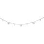 ROSTIVO Butterfly Necklace for Women and Girls Cute Star Butterfly Choker Necklace (Silver)