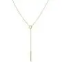Gorgeous Y Necklace for Women | Gold Bar Necklace | Candace Cameron Designed Lariat Necklaces | Gold Necklaces for Women | Drop Necklaces for Women | 14k Gold Necklace | Front Adjustable Long Chain Necklace