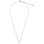 MaLove Dainty Giraffe Inspirational Pendant Necklace, Handmade White Rhodium Plated Pendant Necklace Jewelry Gift for Women