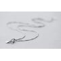 Blingsoul Music Note Sterling Silver Necklace - Music Pendant Chain Necklace Jewelry Gift for Women