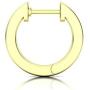 ALEVIRA 14K White and Yellow Gold-Plated Earrings - Ear Hoop Huggies for Women with Jewelry Box